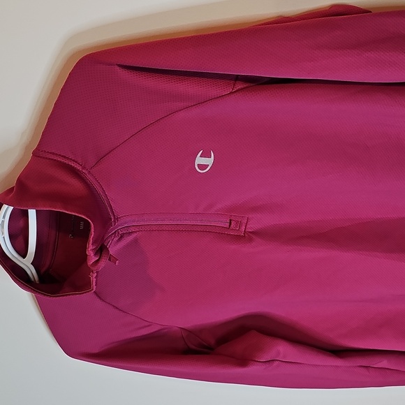 Champion Mediun Purple Half Zip Sweater - Picture 2 of 8